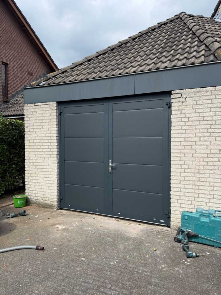 Duoport Premium – Satin dark grey – Vlakke profilering