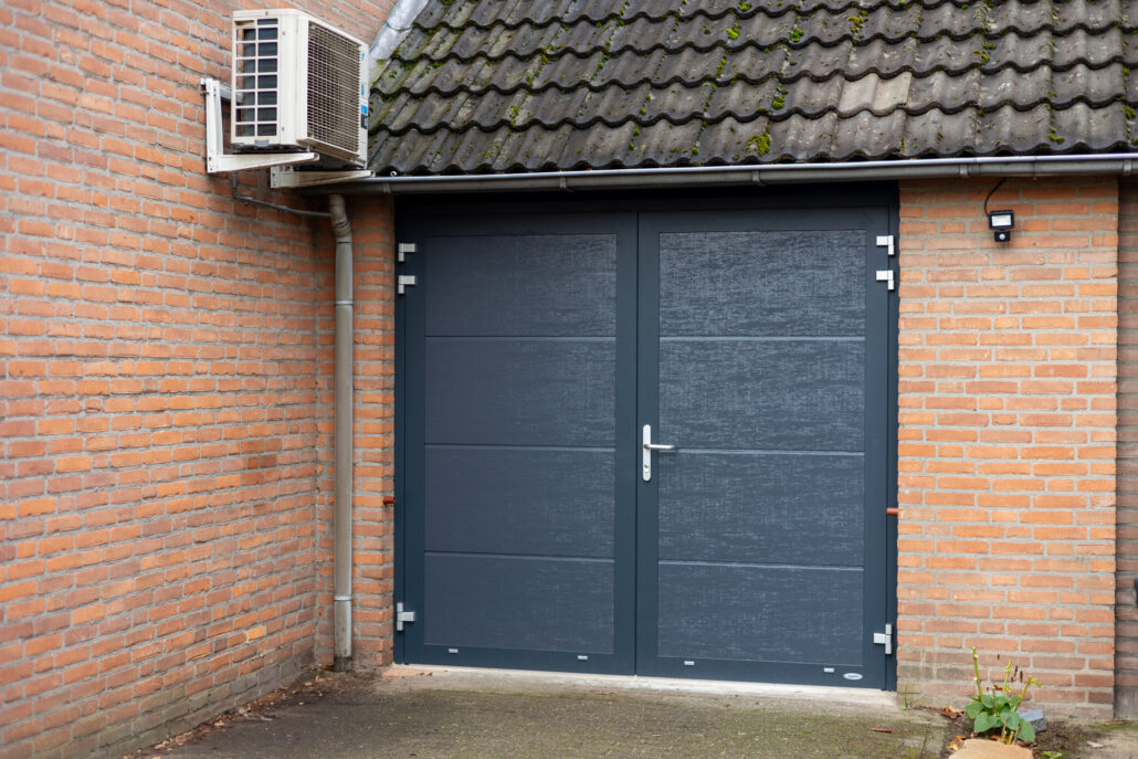 Duoport – Woodgrain horizontaal breed – RAL7016