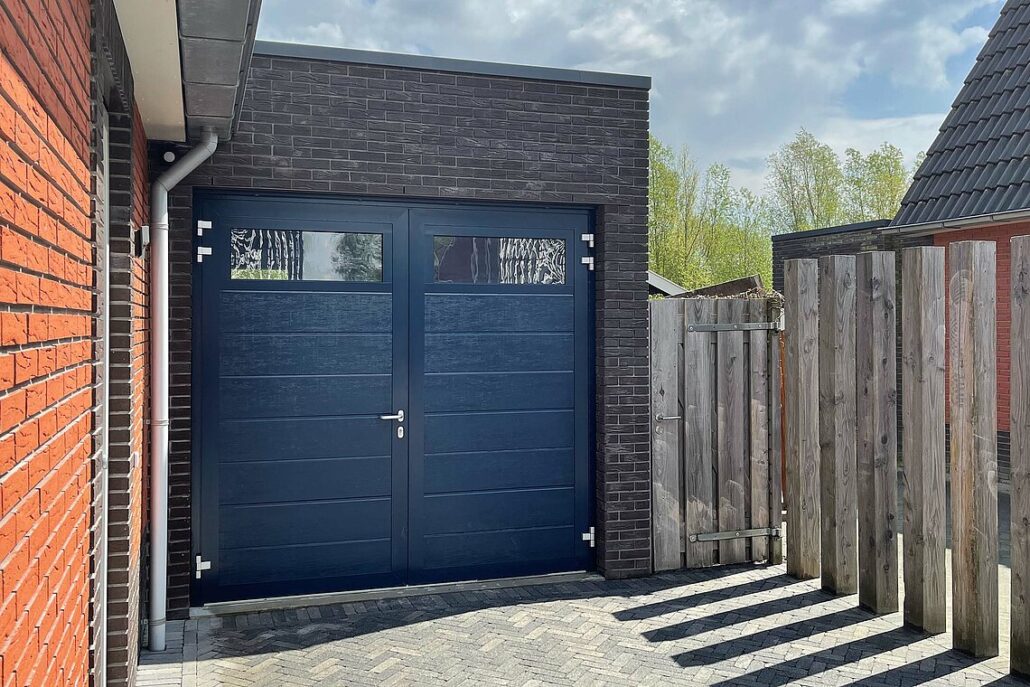 Duoport – Woodgrain horizontaal breed – RAL5003