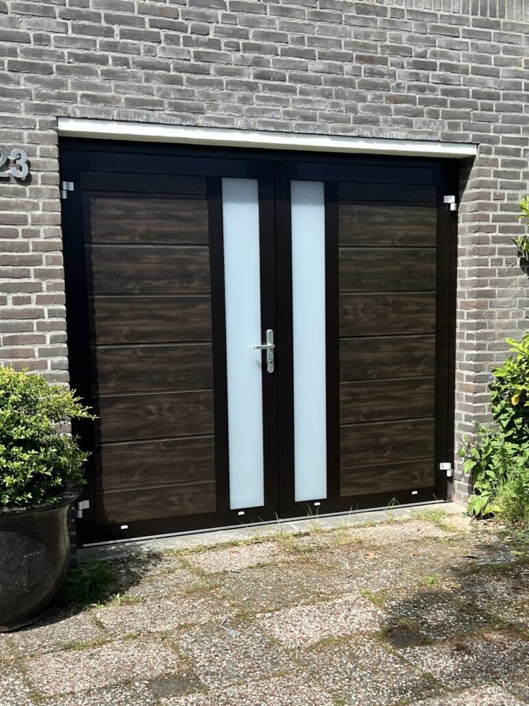 Duoport Premium – Night oak – HR++ verticaal melkglas